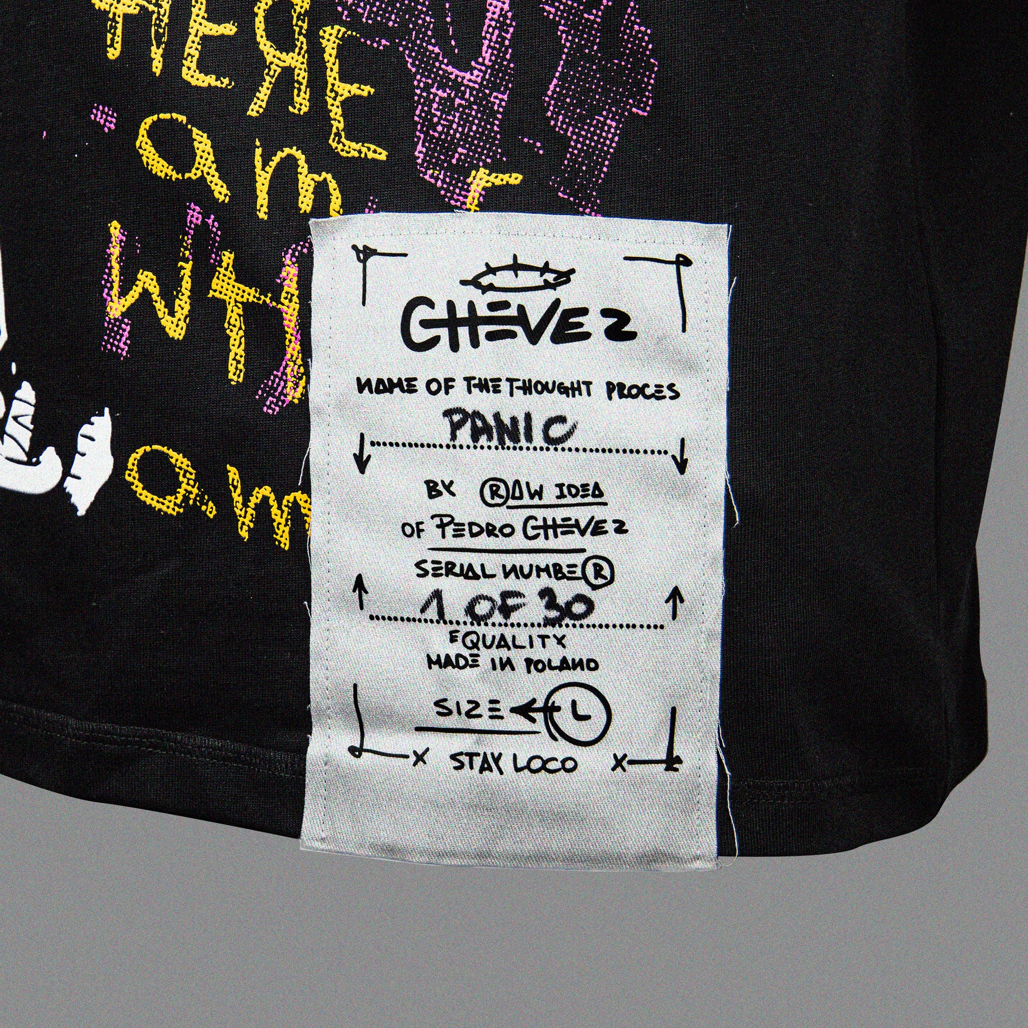 Oversizowy T-Shirt - PANIC by CHEVEZ
